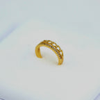 Bague dorée "Pure Élégance"