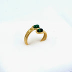 Bague Éclat Malachite