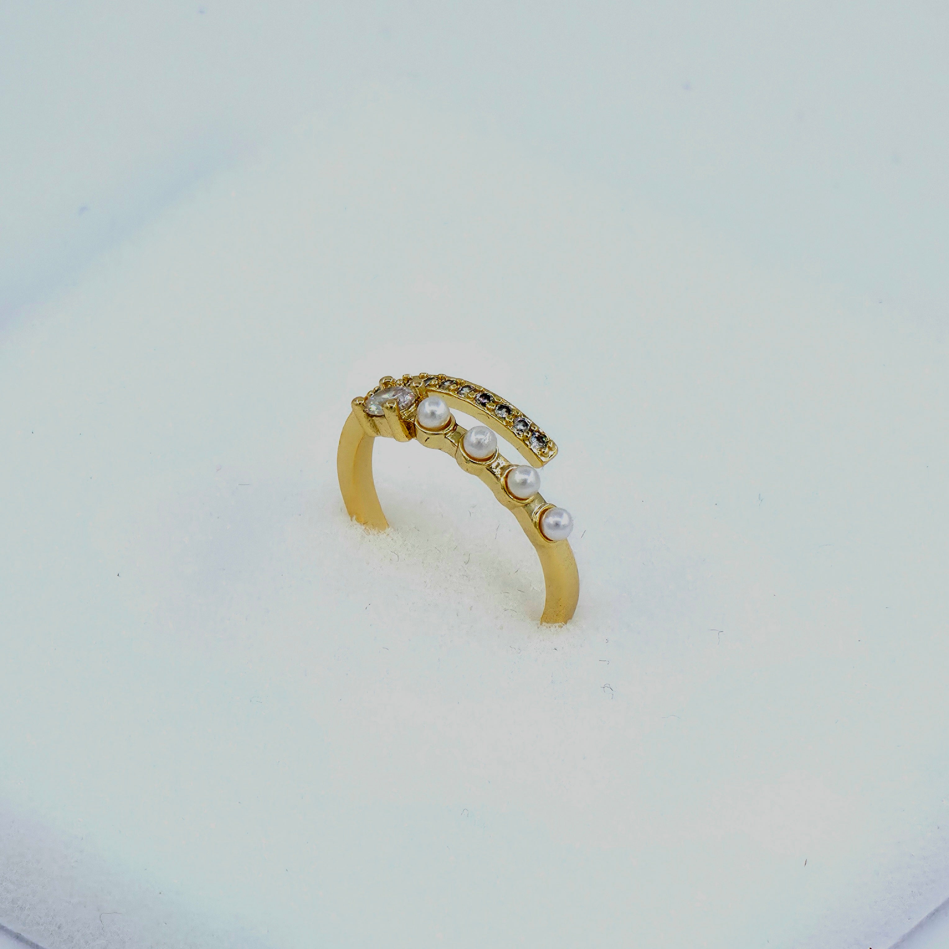 Bague Perles & Strass