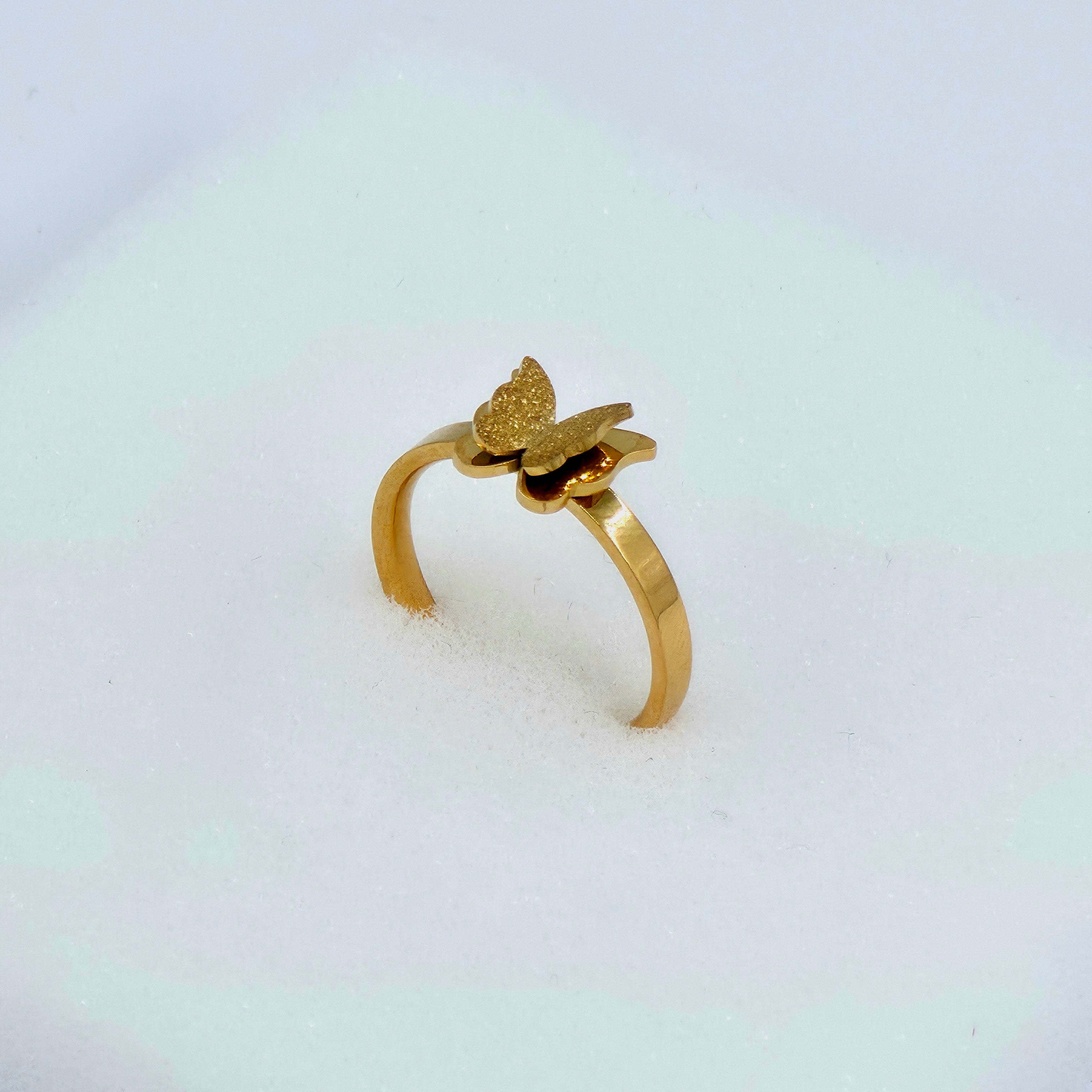 Bague Papillon Titane