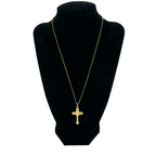 Collier Croix Doré Classique