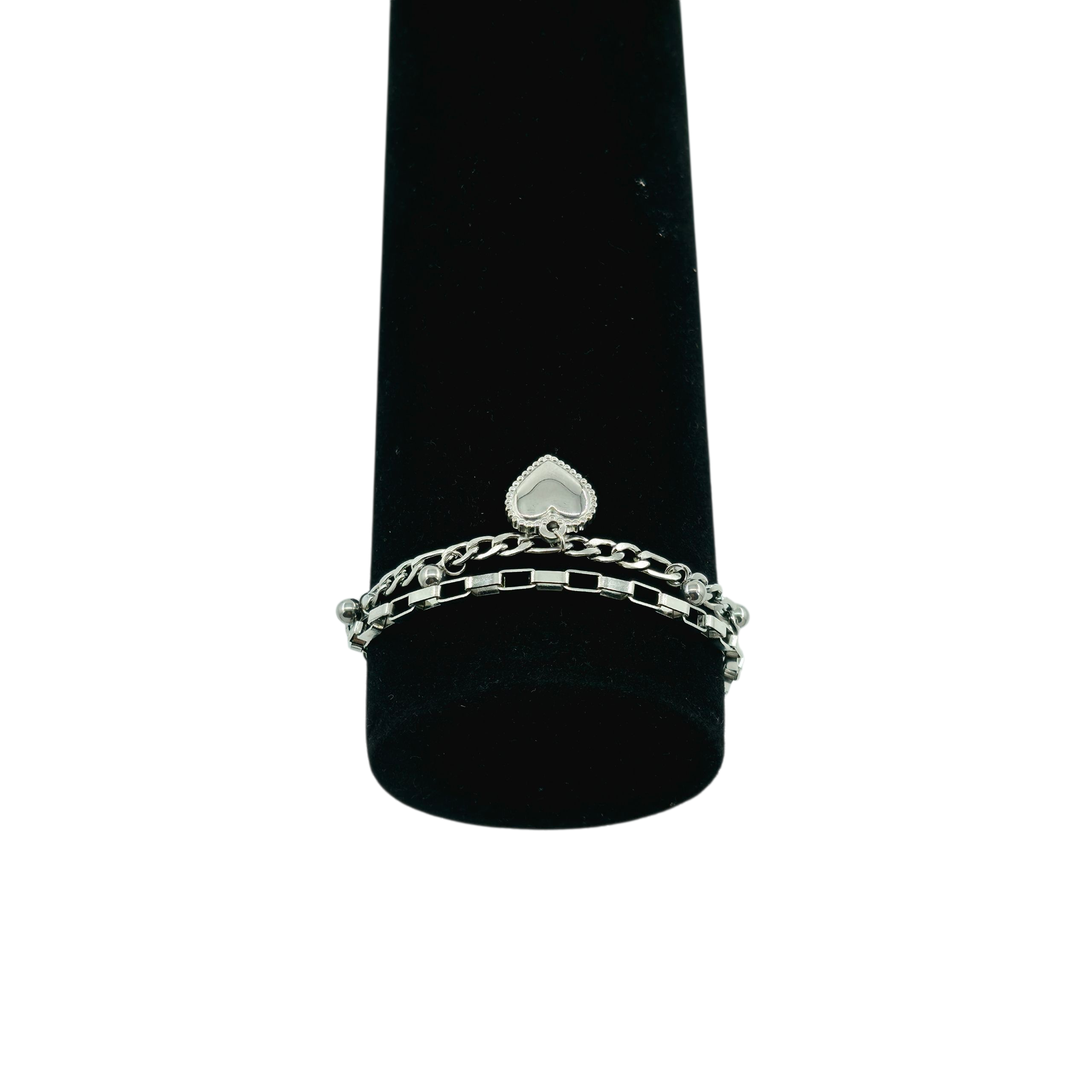 Bracelet Cœurs Inoxydables