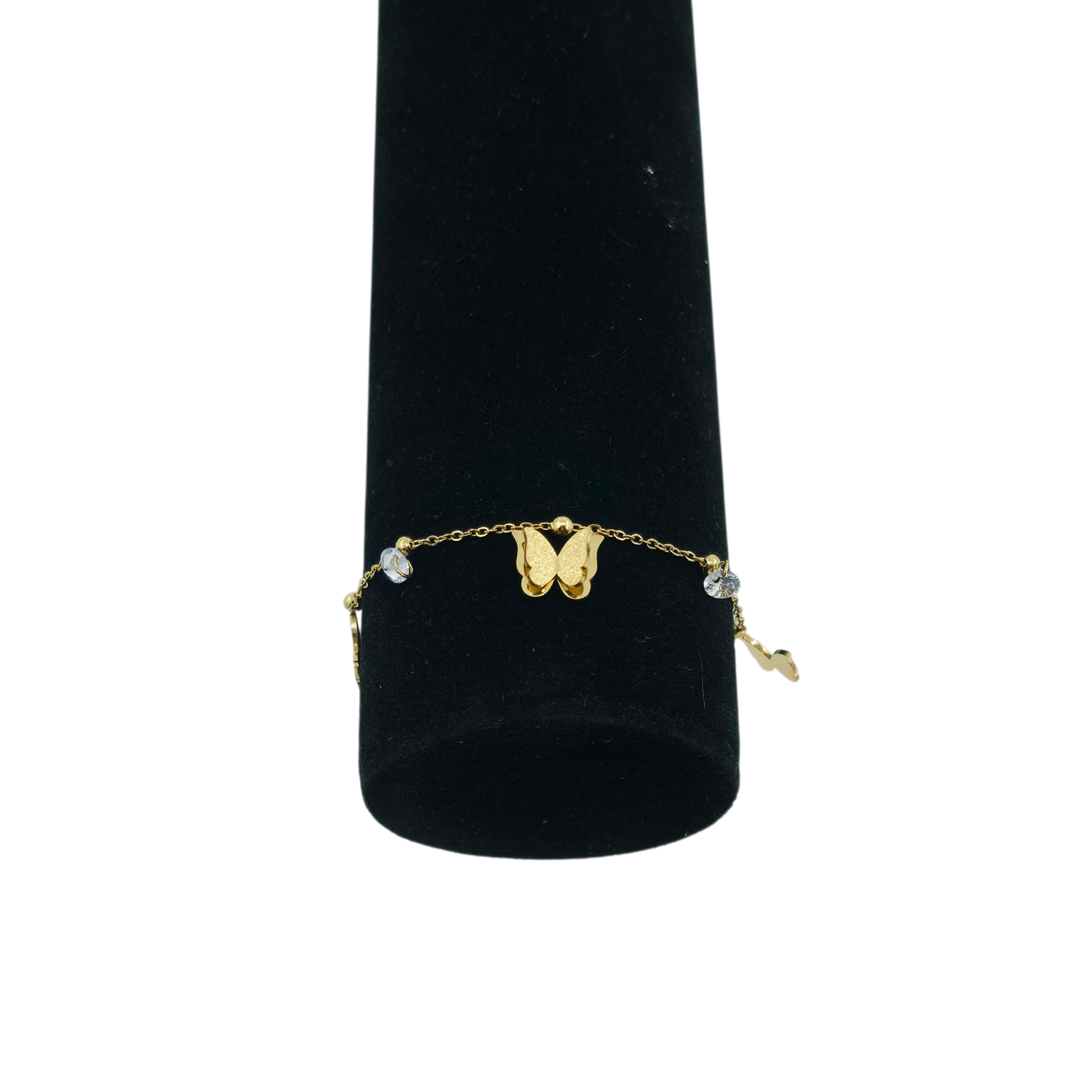 Bracelet Papillons Dorés
