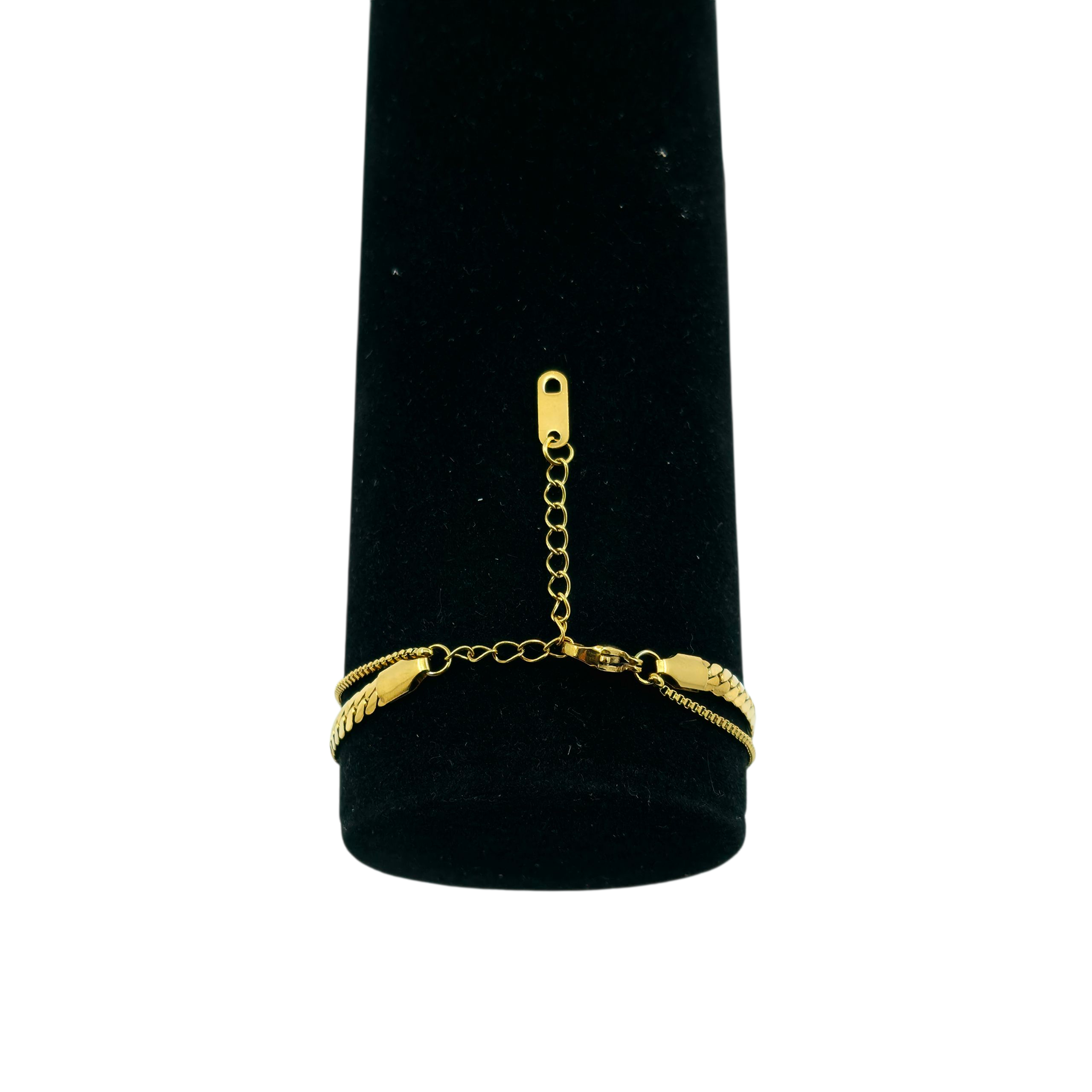 Bracelet Doré à Cœurs