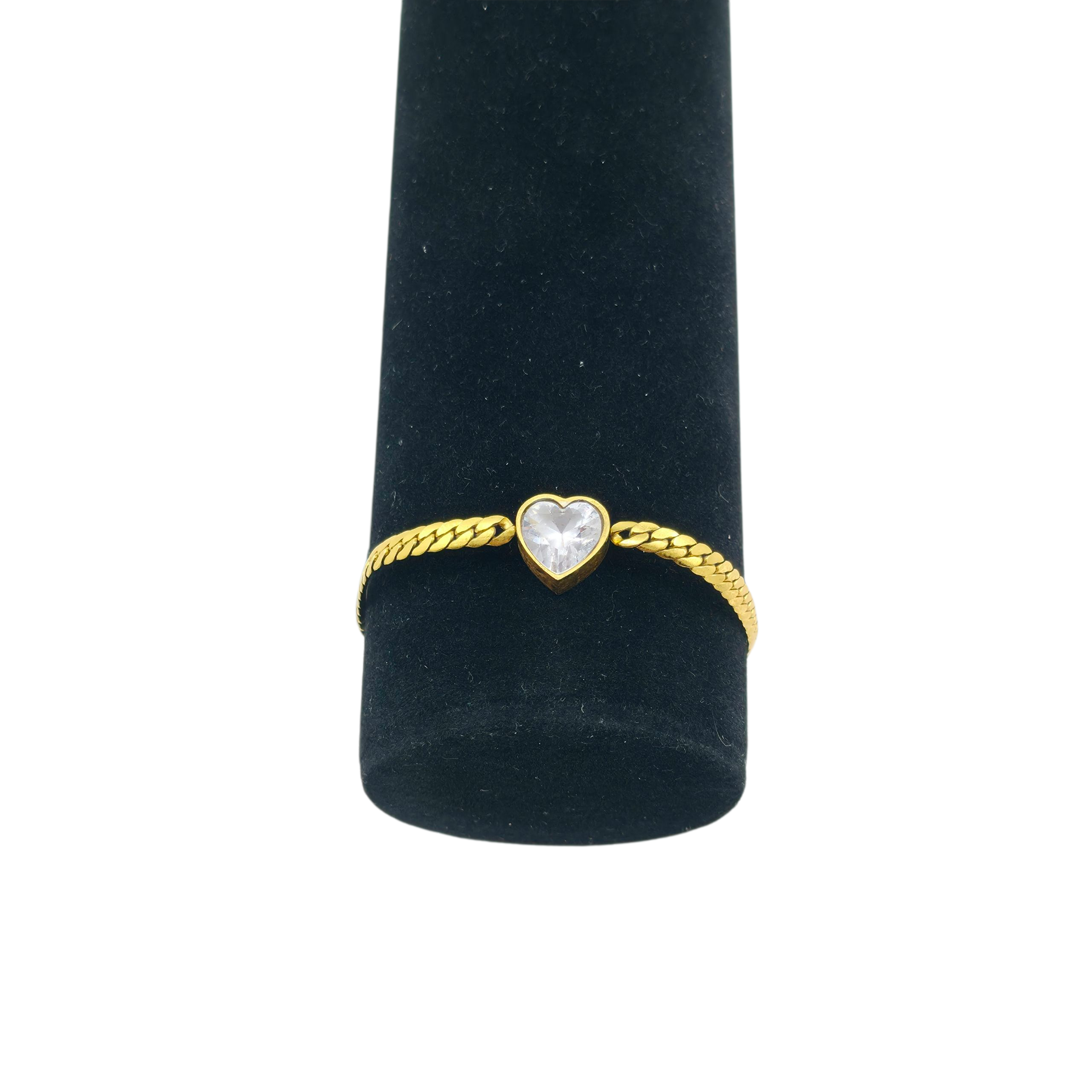 Bracelet Cœur Doré