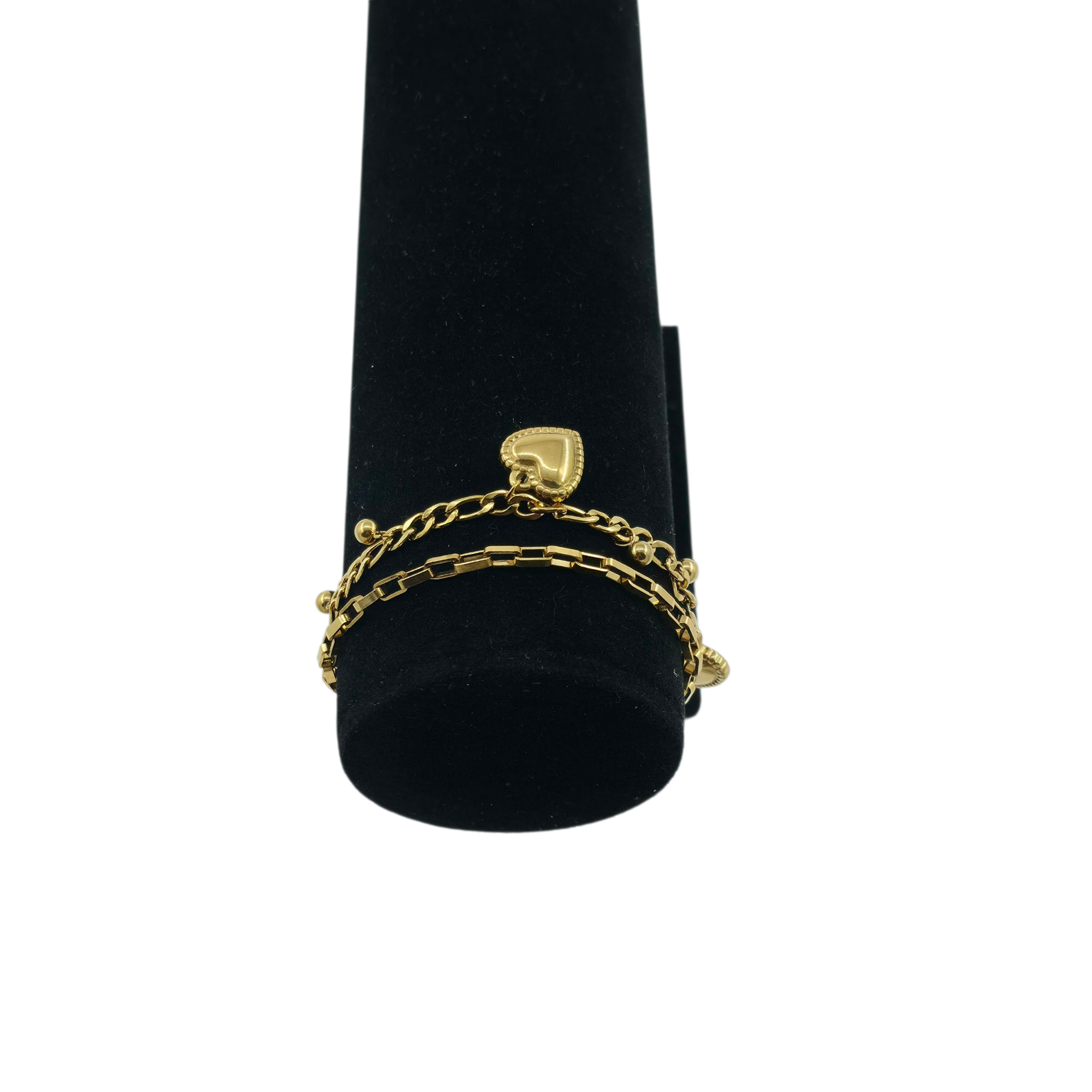 Bracelet Cœurs Inoxydables