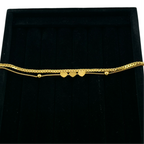 Bracelet Doré à Cœurs