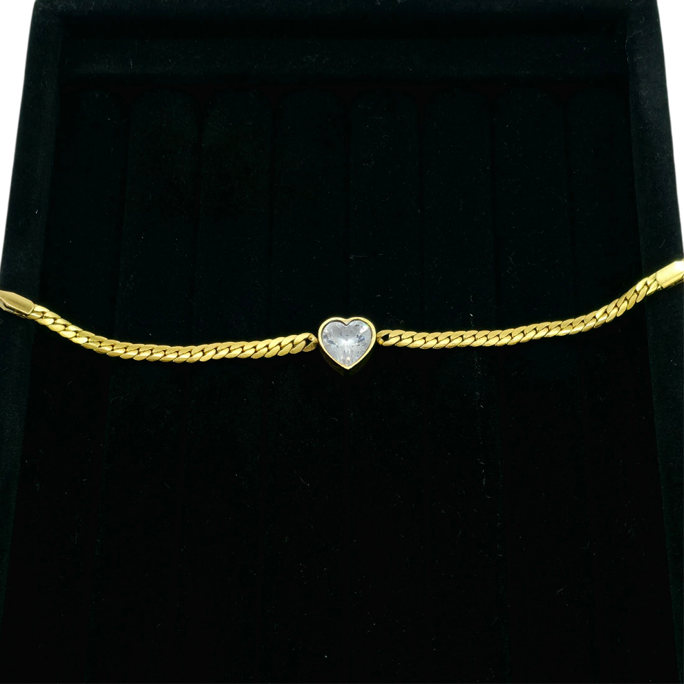Bracelet Cœur Doré
