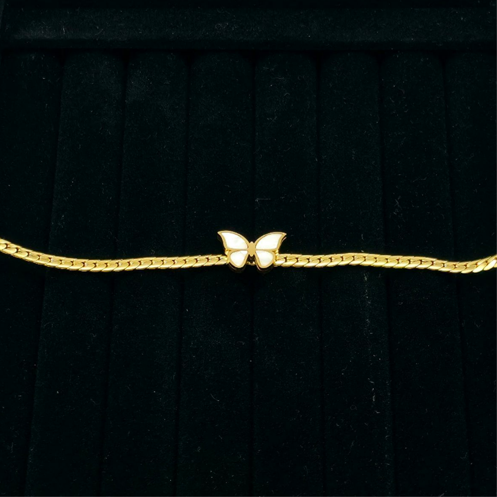 Bracelet Papillon Doré