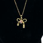 Collier Nœud de papillon- Élégance et Tendresse