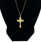 Collier Croix Doré Classique