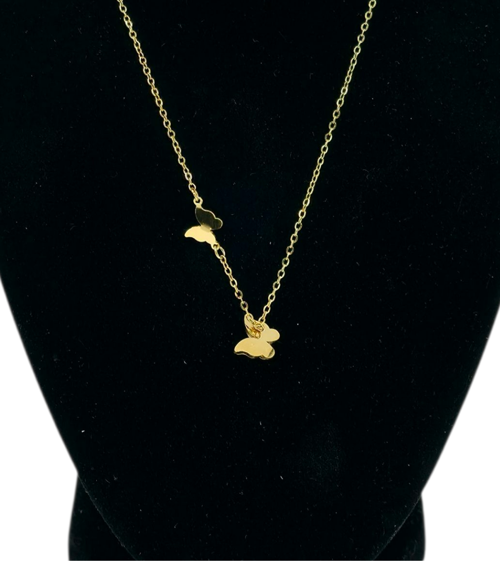 Collier papillons décontractée
