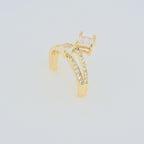 Bague Couronne Dorée