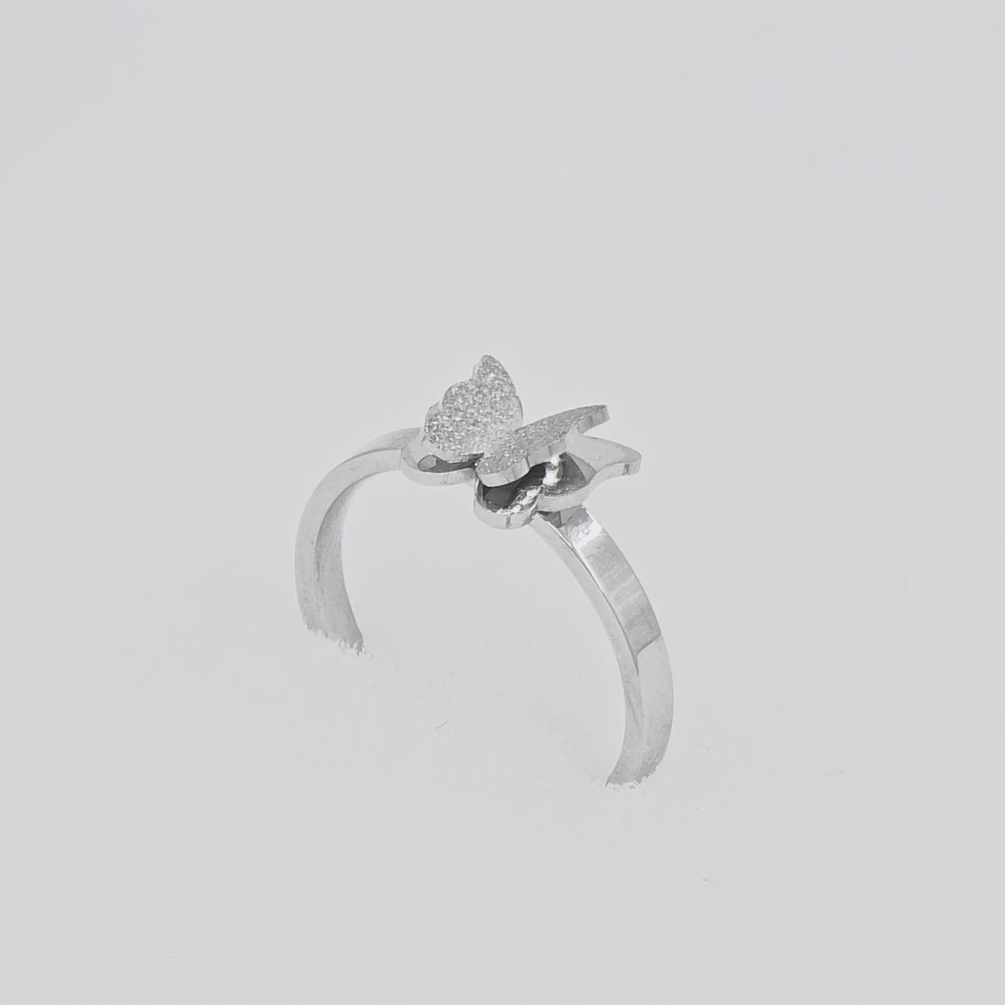 Bague Papillon Titane