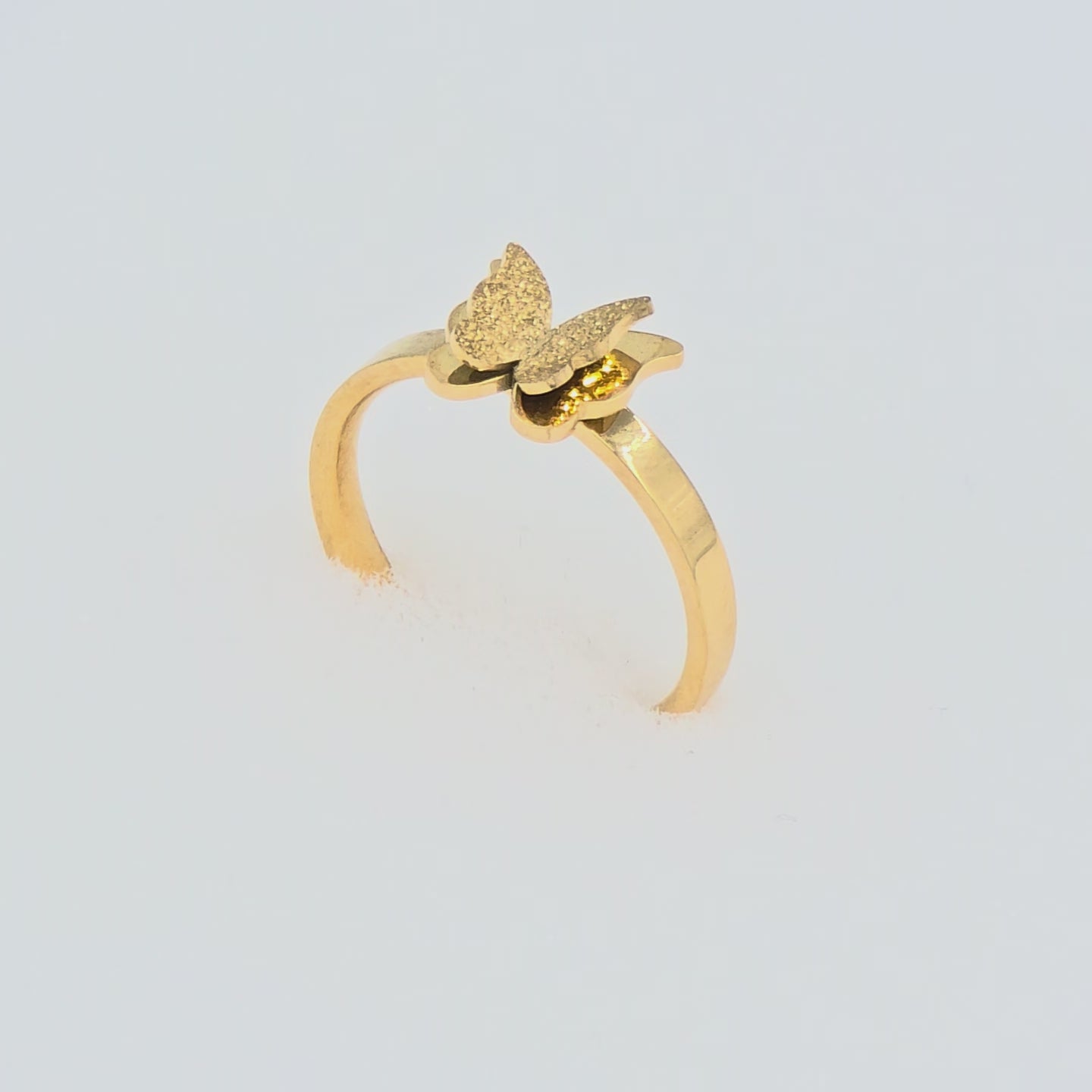 Bague Papillon Titane