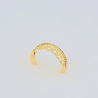 Bague dorée "Pure Élégance"