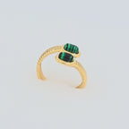 Bague Éclat Malachite