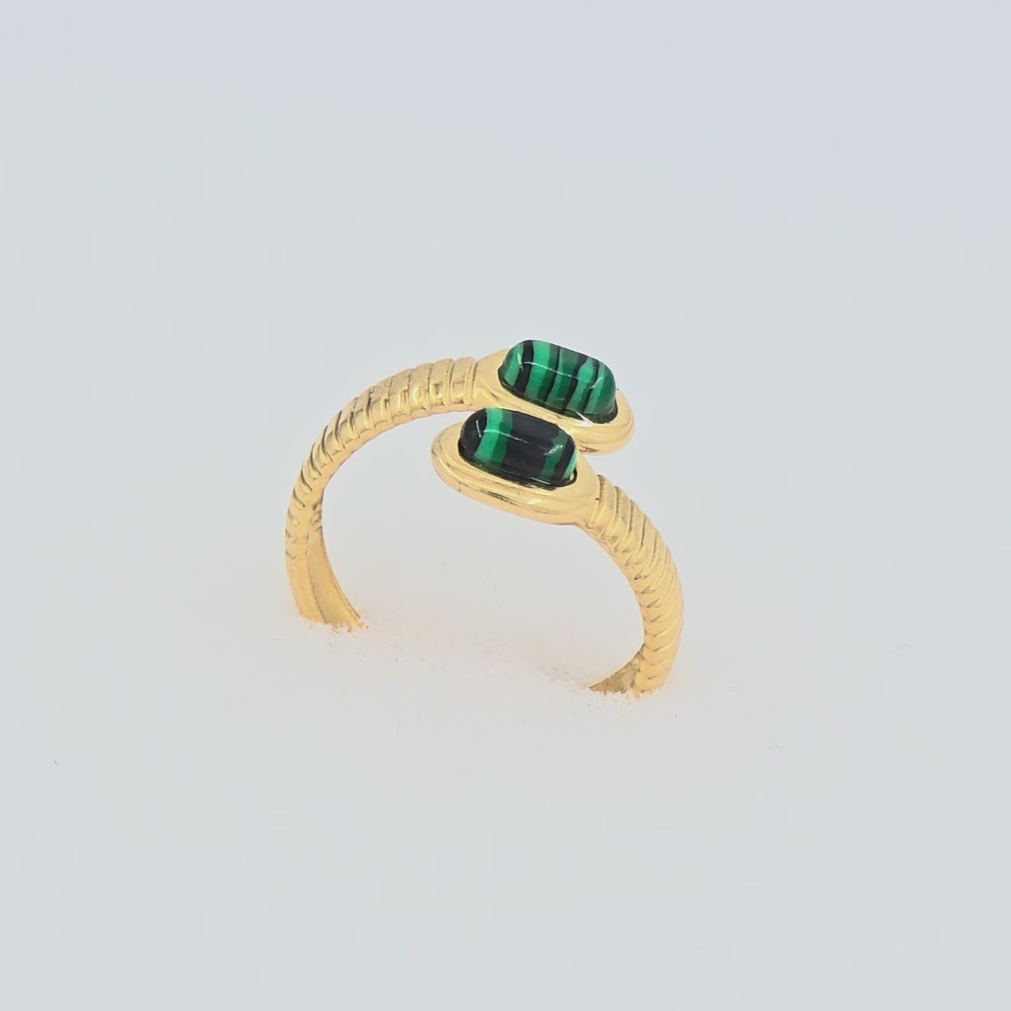 Bague Éclat Malachite